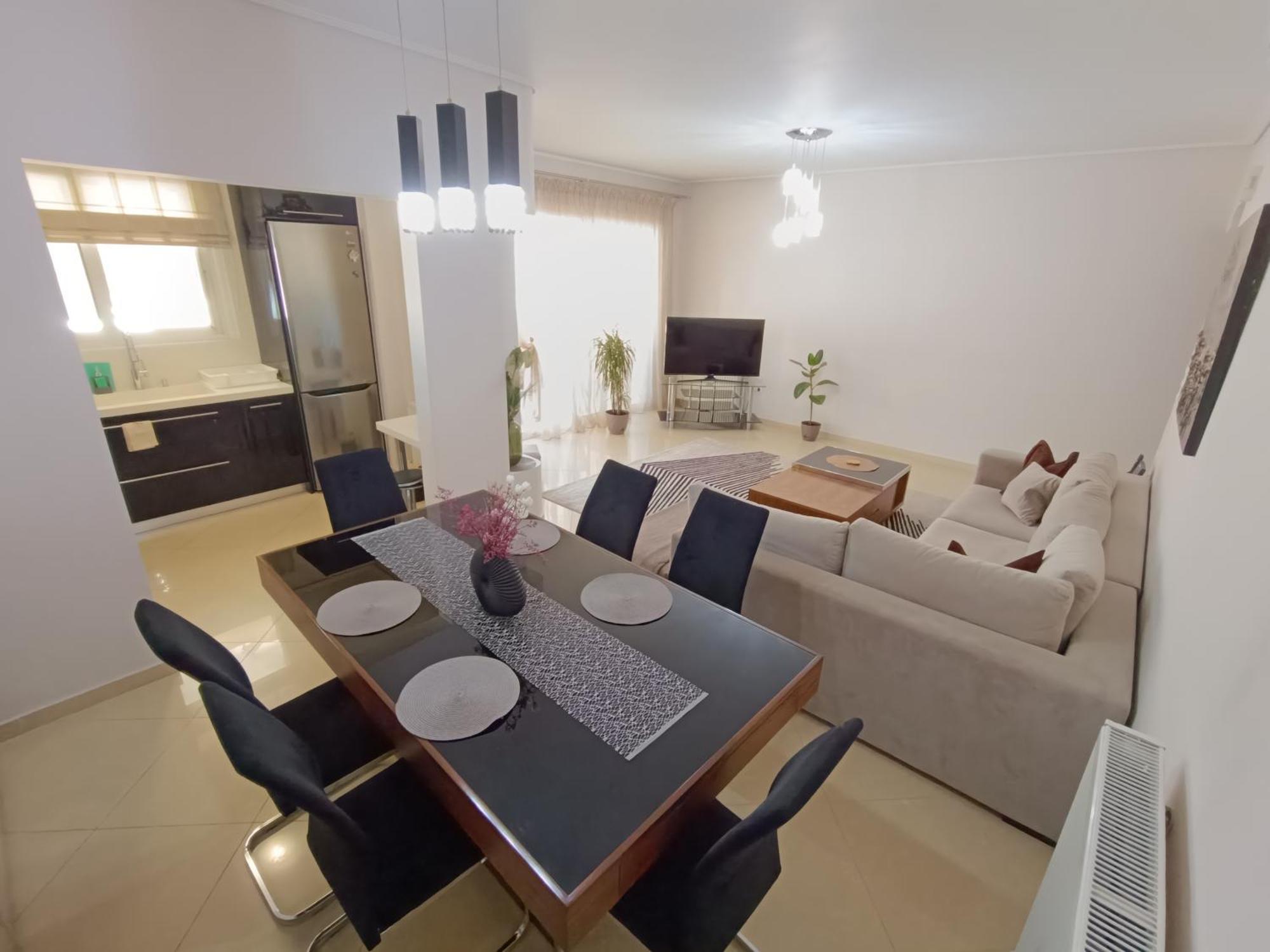 New Elegant Roof Apartment Ахарне Экстерьер фото
